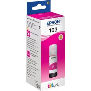 EPSON T00S34A 103 Magenta Kırmızı Şişe Mürekkep