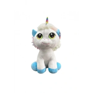 Halley Pembe Mavi Patili Unicorn 35 Cm PL62218