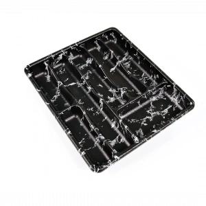 KÜÇÜK - SİYAH - 7 BÖLMELİ ÇEKMECE İÇİ KAŞIKLIK 36X32CM (5250)