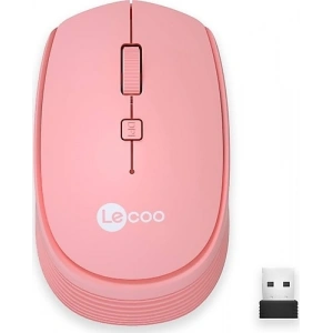 LENOVO LECOO WS202-P Kablosuz 1600DPI+4 Tuşlu Sessiz Pembe Mouse