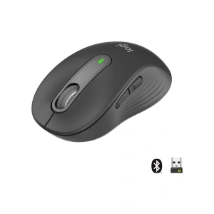 Logitech M650 910-006253 SIGNATURE KABLOSUZ Usb Nano Alıcılı SAĞ EL TAM BOYUTLU Siyah Mouse
