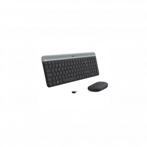 LOGITECH MK470 Siyah, 920-009435, Kablosuz, Türkçe Q, Klavye Mouse Set
