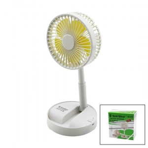 MASA ÜSTÜ VANTİLATÖR USB ŞARJIL KATLANIR FAN=13.6CM - UZAYAN AYAK=11-16CM 180 DERECE TELEFONLUKLU GS-275 (5250)