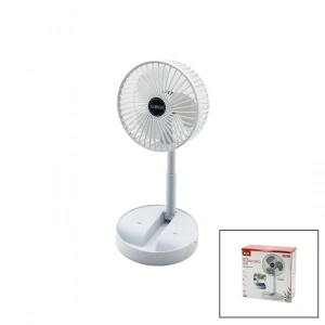MASA ÜSTÜ VANTİLATÖR USB ŞARJLI KATLANIR FAN=16.4CM - UZAYAN AYAK=12.5-19CM 180 DERECE DÖNEBİLEN TELEFONLUKLU BWFN-11 (5250)