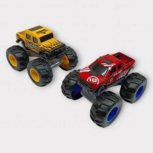 Mini Off-Road Araçlar 2li - Sarı Kırmızı