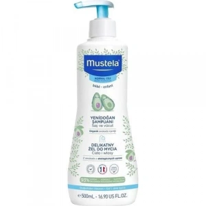 Mustela Dermo Cleansing Yenidoğan Saç ve Vücut Şampuanı 500ml
