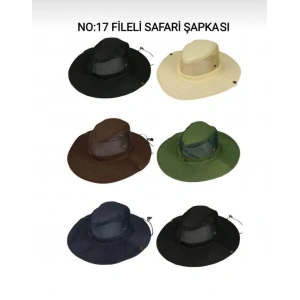 NO-17 FİLELİ SAFARİ ŞAPKA (5250)