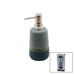 OKYANUS MAVİ - GRİ - KAHVE - MAT DESEN SERAMİK SIVI SABUNLUK (5250)