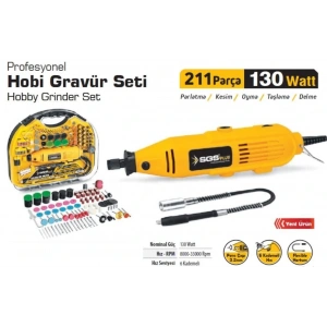 SGS 5260 Hobi Gravür Seti 130 Watt 211 Parça