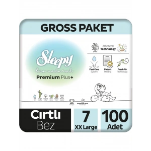 Sleepy Bio Natural Bebek Bezi Gross Paket 7 Beden 20-30 Kg 100 Adet