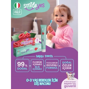 Smileyes Baby Diş Macunu 0-3 Yaş 30 ml Raspberry