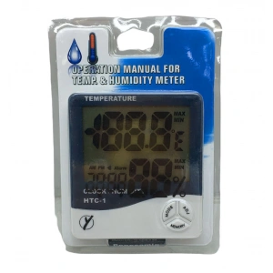 TEMPERATURE HTC-1 DİJİTAL SAAT - SICAKLIK - NEM ÖLÇER (5250)