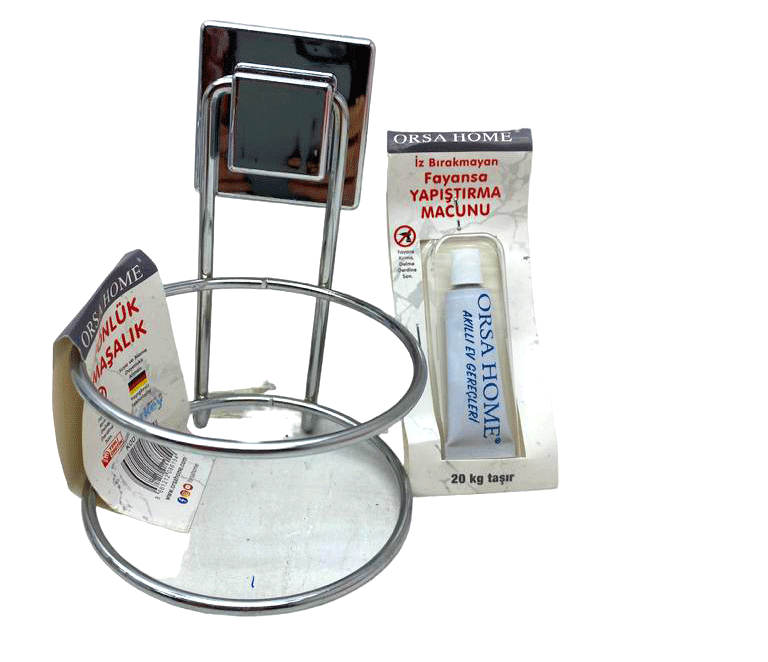 YAPIŞKANLI KROM FÖNLÜK MAŞALIK FAYANSA YAPIŞTIRMA MACUNLU (5250)