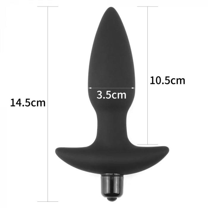 10 Fonksiyonlu Anal Vibratör - Silicone Fantasy Anal Plug