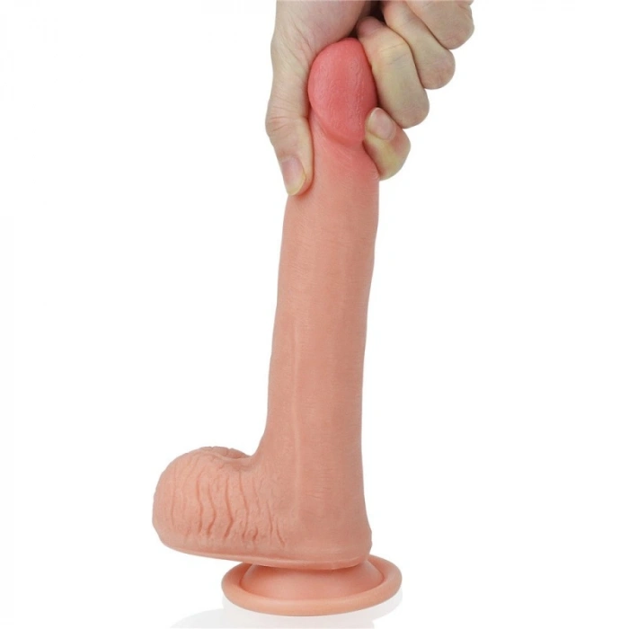 20 cm Çift Katmanlı Ultra Yumuşak Realistik Dildo