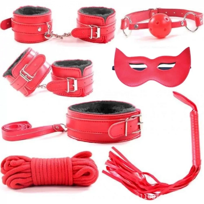 Fetish Beginner 7 Parça Başlangıç Seviyesi Fantezi Aksesuar Seti
