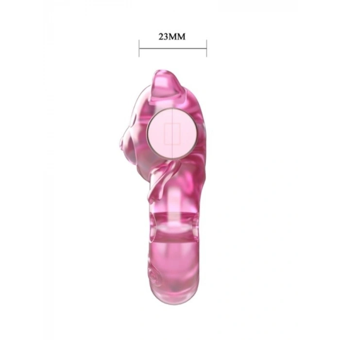 Sweet Bear Titreşimli Penis Halkası Silikon Sevimli Tasarım