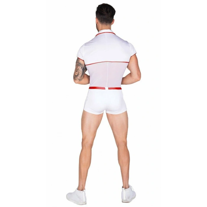 Erkek Fantazi Body Tulum Kostüm – Esnek Tek Parça S/M/L/XL
