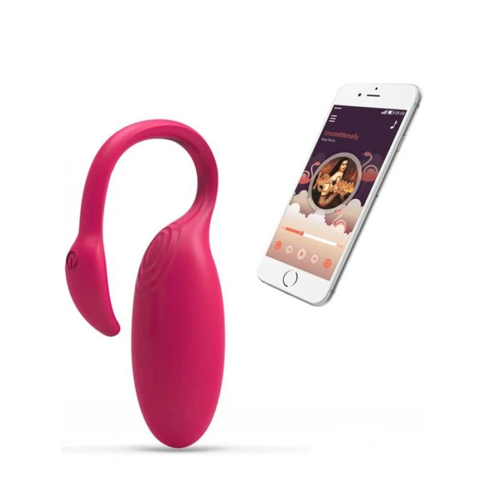 Flamingo Akıllı Telefon Kontrollü Vibratör – Şarjlı Giyilebilir Model