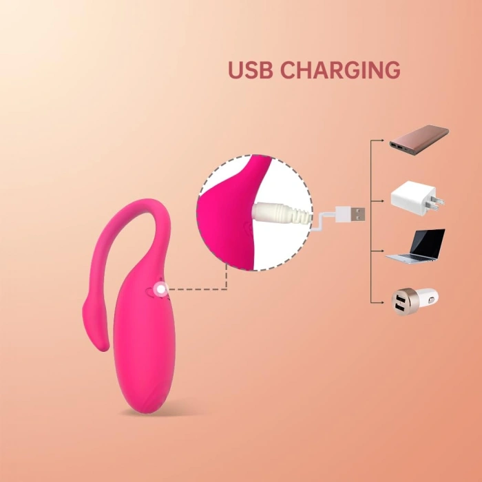 Flamingo Akıllı Telefon Kontrollü Vibratör – Şarjlı Giyilebilir Model