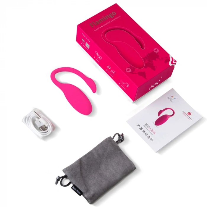 Flamingo Akıllı Telefon Kontrollü Vibratör – Şarjlı Giyilebilir Model