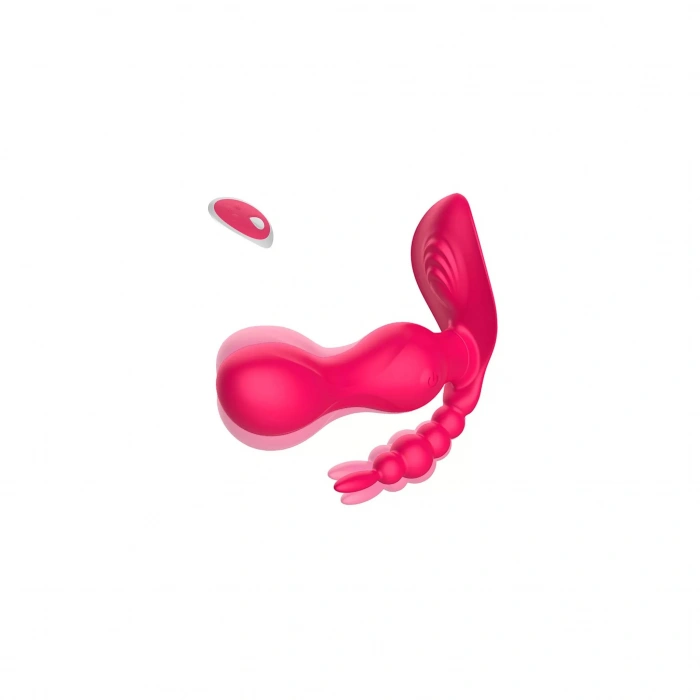 JAIN Kablosuz Kumandalı 3 in 1 Giyilebilir Vibratör – G-Spot ve Klitoris Uyarıcı Model