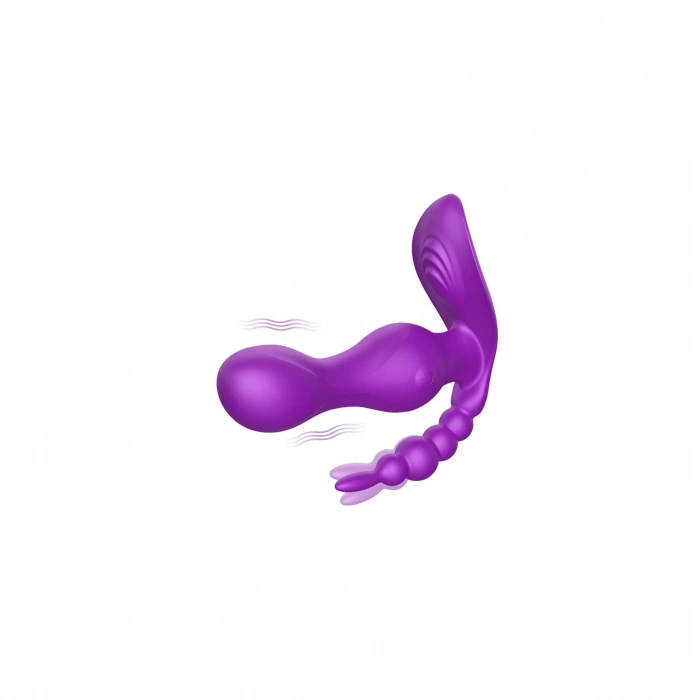 JAIN Kablosuz Kumandalı 3 in 1 Giyilebilir Vibratör – G-Spot ve Klitoris Uyarıcı Model