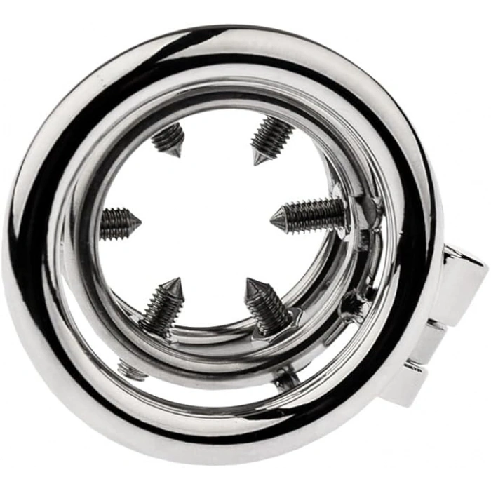 Dikenli Paslanmaz Çelik Chastity Cage S231 Erkek Bekaret Kilidi