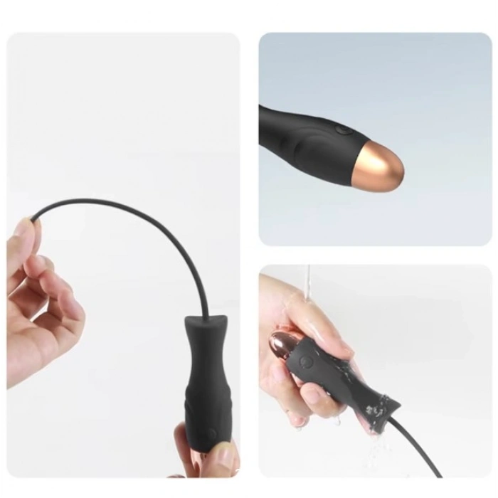 10 Modlu Şarjlı Silikon Üretral Vibratör – E-Stim Dilatör ve Penis Tıkaç Sistemi