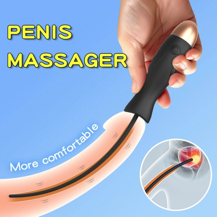 10 Modlu Şarjlı Silikon Üretral Vibratör – E-Stim Dilatör ve Penis Tıkaç Sistemi