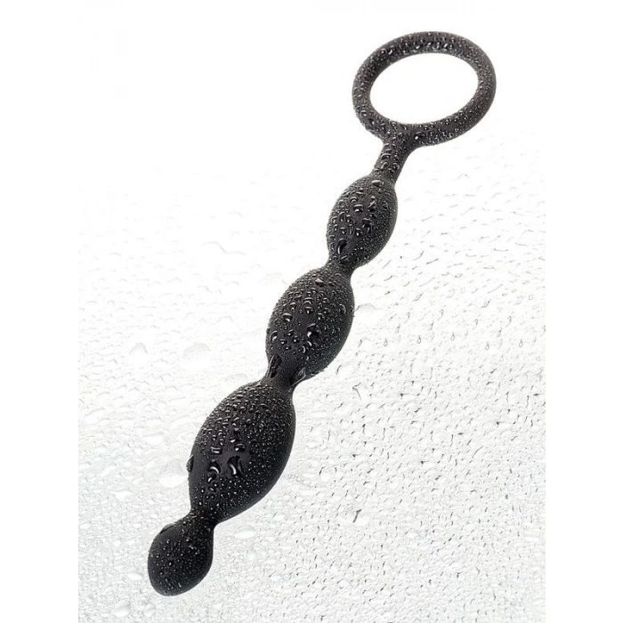 Anal Boncuk S Silikon Siyah 19,5cm