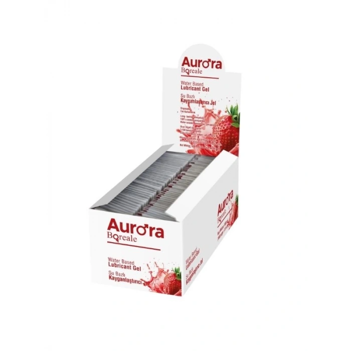 Aurora Boreale 100 Lü 5 Ml Şase Çilekli Kayganlaştırıcı