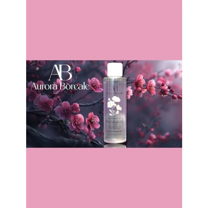 Aurora Boreale Beyaz Çiçek Aromalı Masaj Yağı 150 ML