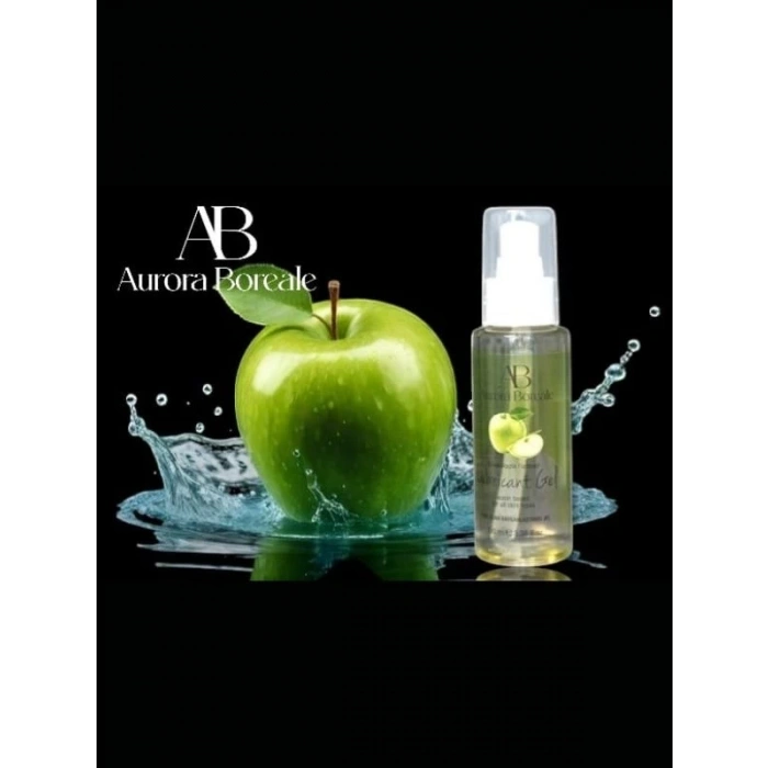 Aurora Boreale Yeşil Elma Aromalı Kayganlaştırıcı Jel 100 ML