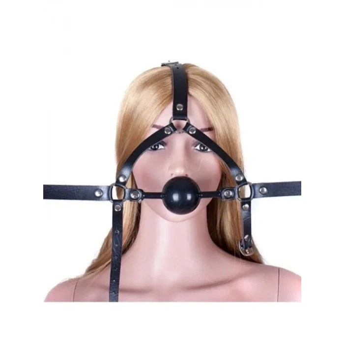 Ayarlanabilir BDSM Ağız Topu – Kayışlı