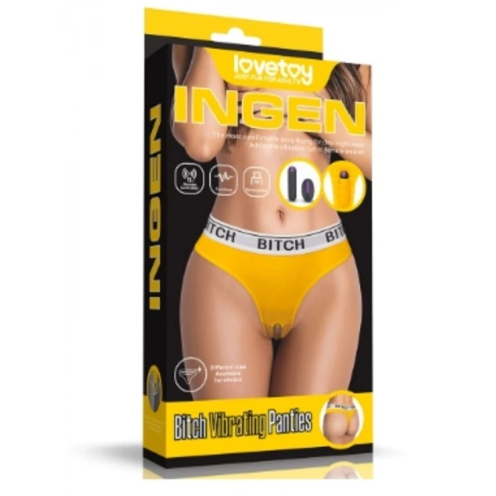 Bitch Vibrating Panties Çamaşır Ve Kumanlı Vibratör
