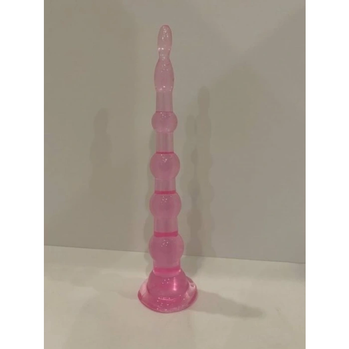 CENSAN 6 Boğumlu 17,5 cm vantuzlu silikon anal plug