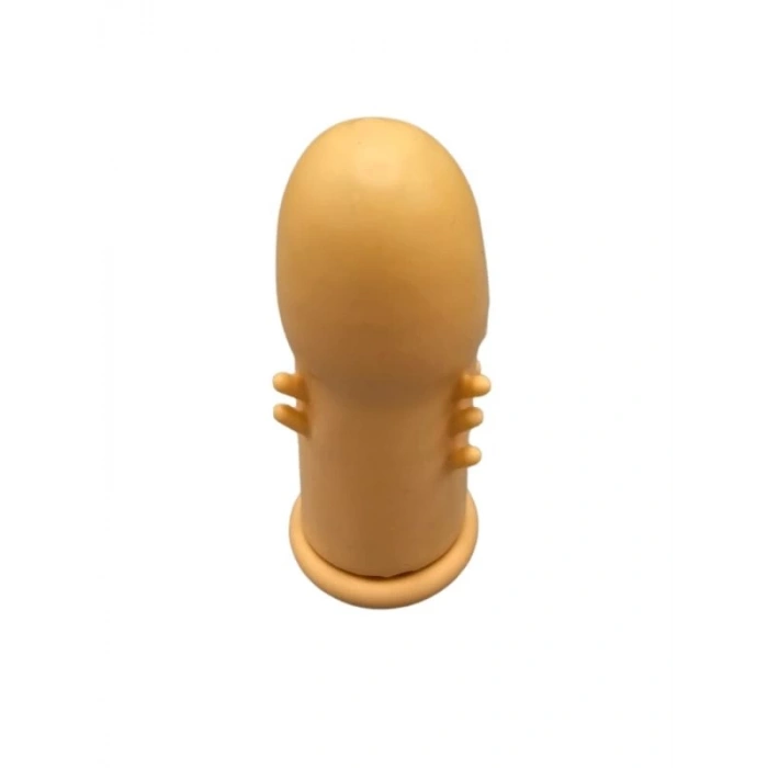 CENSAN Extender Cap Sitabella Penis Klıfı, 3.5 inç, antenli, lateks