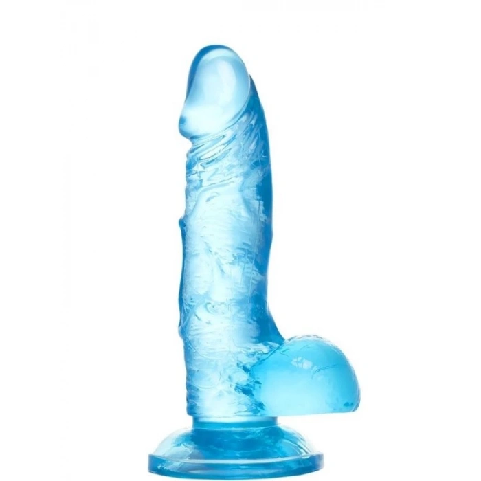 CENSAN Jel Dildo Mavi 15,8 cm