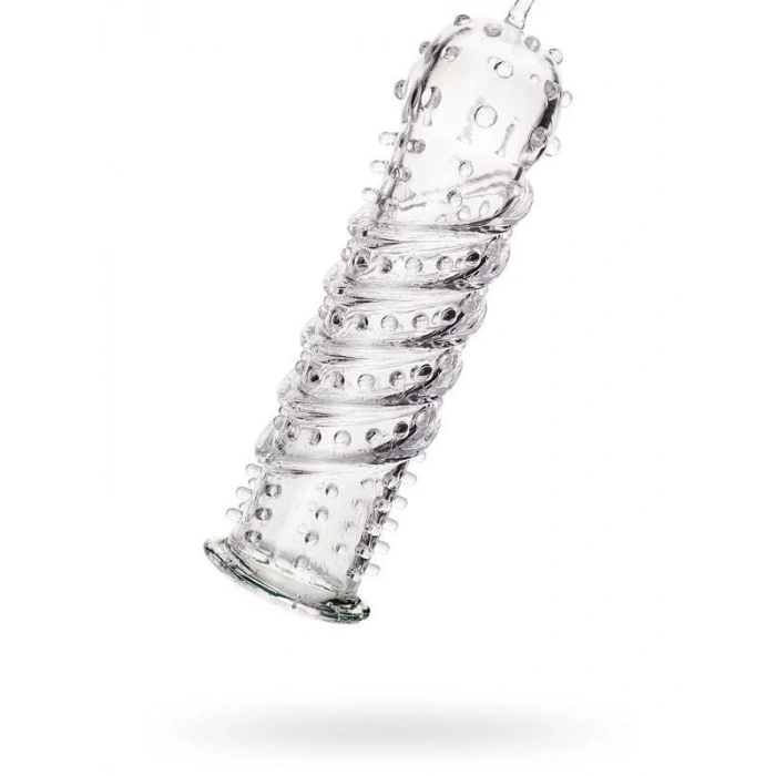 Censan Tırtıklı Şeffaf Penis Kılıfı 15,3 cm