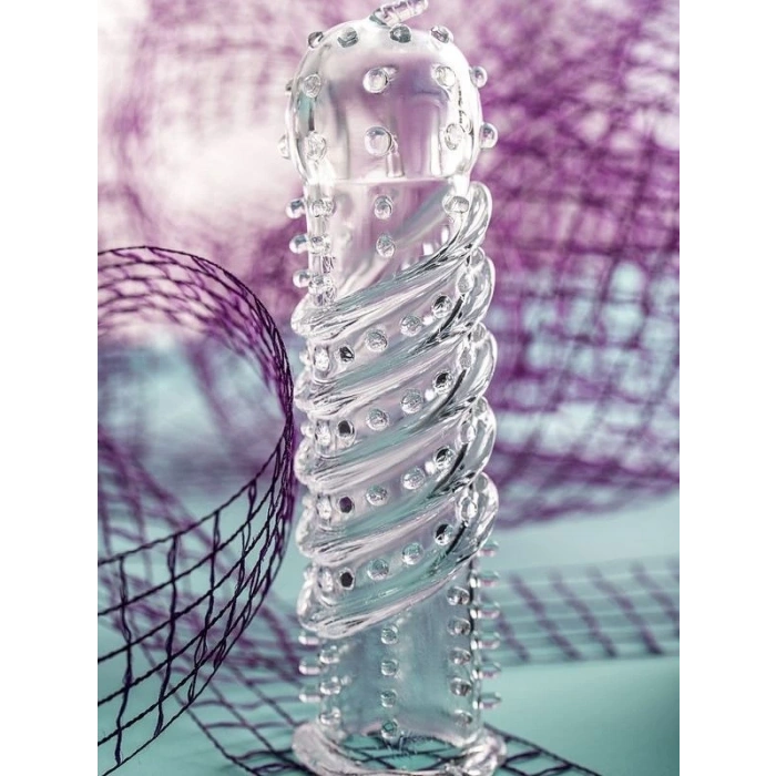 Censan Tırtıklı Şeffaf Penis Kılıfı 15,3 cm