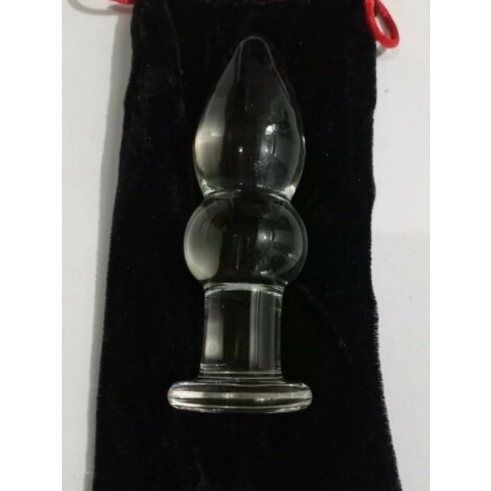 Çift Boğumlu Cam Anal Plug 11cm