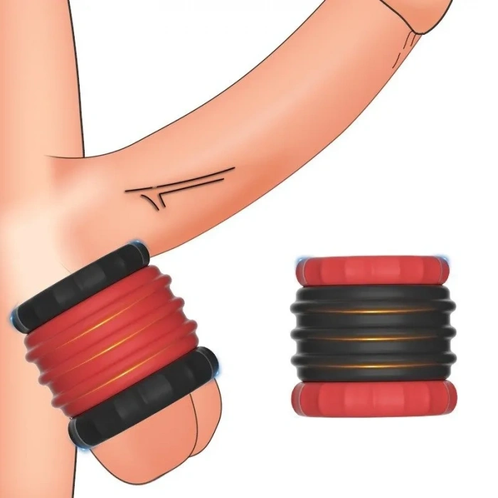Çift Halkalı Silikon Penis ve Testis Halkası
