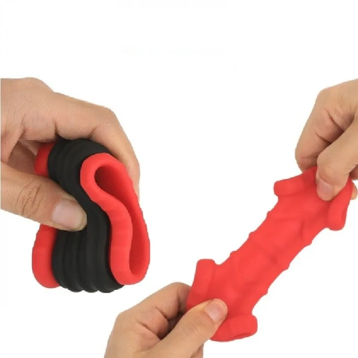 Çift Halkalı Silikon Penis ve Testis Halkası