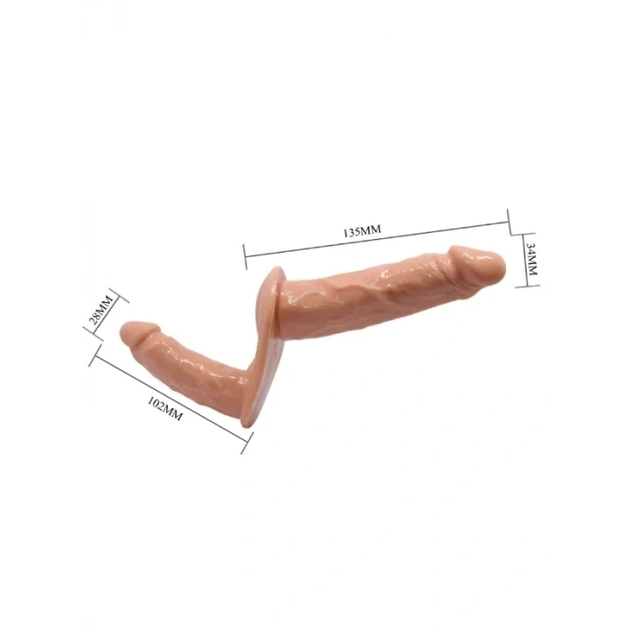 Çift Taraflı Strapon – Ayarlanabilir Kemerli Dildo