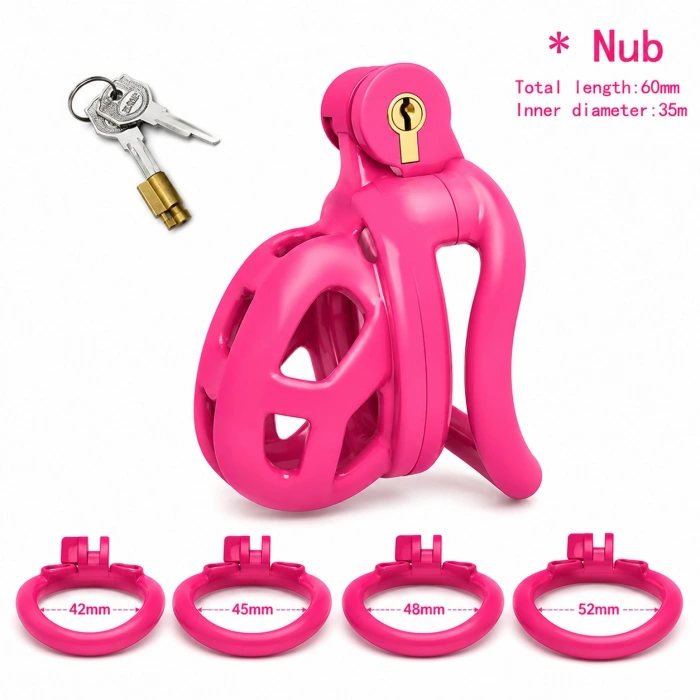 Cobra Penis Kafesi Male Chastity Cage 4 Halkali Nub Dar Penis Kilidi