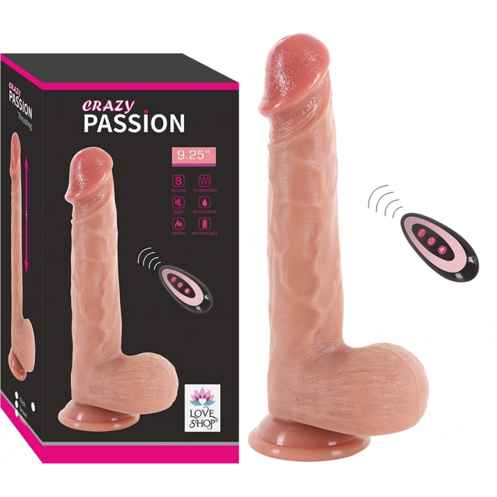 CRAYZ YUKARI AŞAĞI ROTASYONLU SİLİKON VİBRATOR