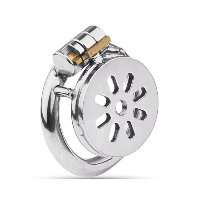 Erkek Bekaret Kafesi – Dış Mekan Kullanımına Uygun Düz Metal Chastity Cage