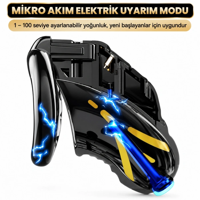 E-Stim APP Kontrollü Akıllı Penis Kafesi – 4 Halkalı