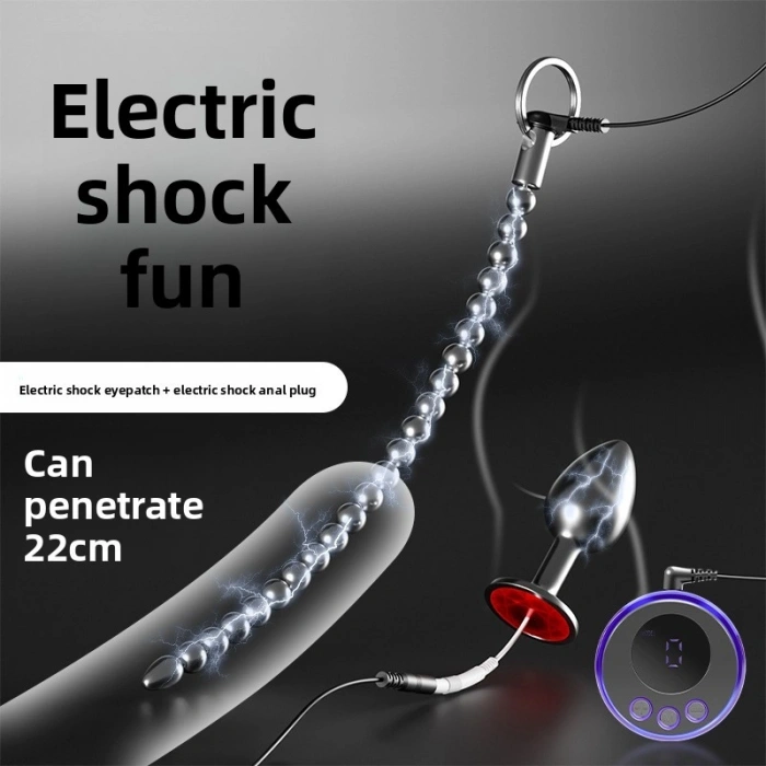 E-Stim Boncuklu Üretral Dilatör ve Anal Plug Seti